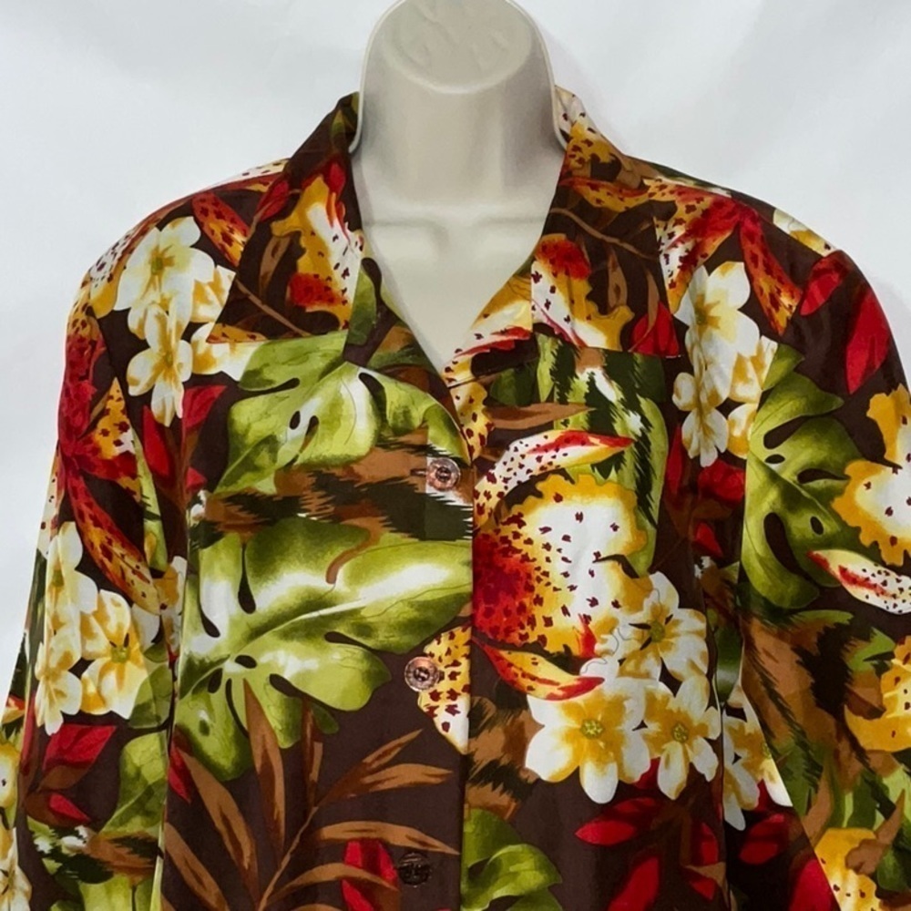 ☀️Silkland Silk Blouse or Blazer, Size 16